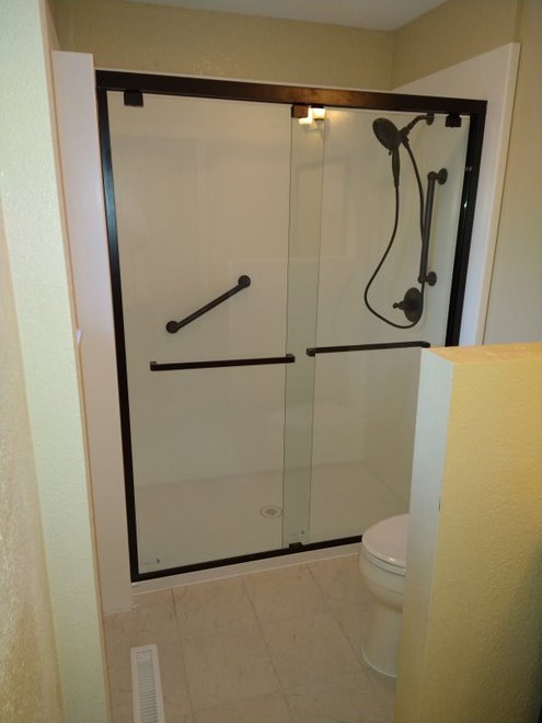 Custom modern bathroom countertop designs in Sacramento, CA